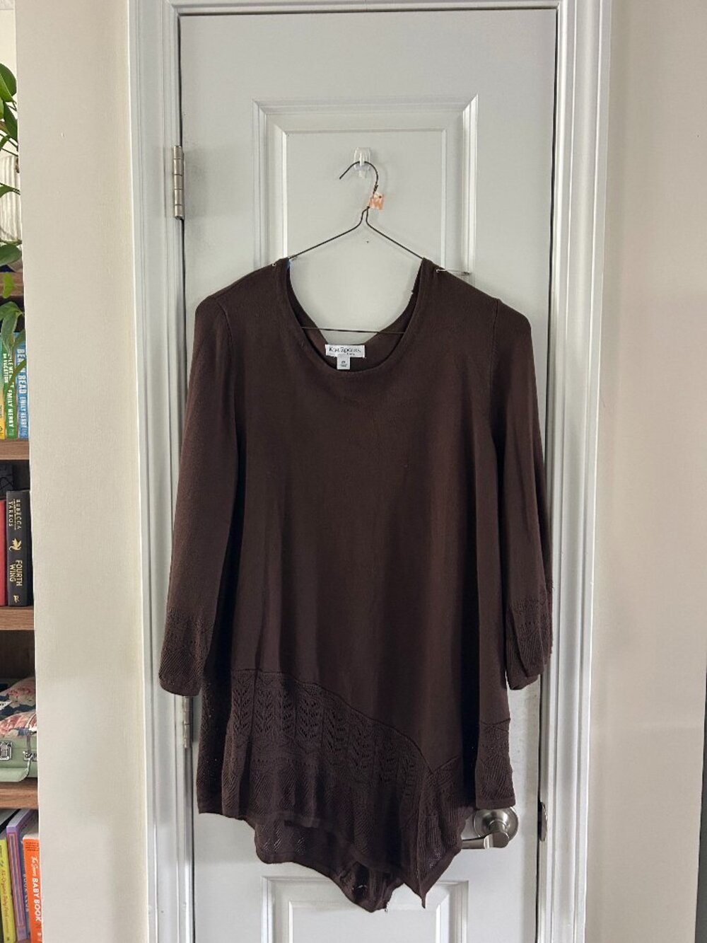 Women's Brown Tunic Top